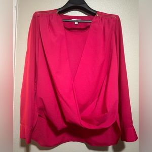 🌸Calvin Klein Magenta Blouse🌸-size l